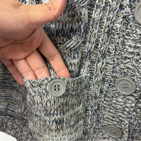 LOULOU XL GREY SHORT SLEEVE WOMEN SWEATER WITH BUTTONS SIZE XL BRAND NEW W/TAG - Picture 7 of 7